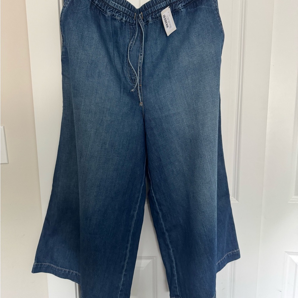 Loewe Blue Flare Wide Leg Jeans